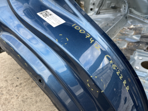 Захід сонця заднього крила правий Mazda CX-5 17-25 на кузові, синій, прим'ятий