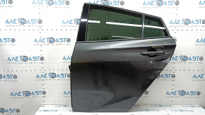 Дверь в сборе задняя левая Toyota Prius 50 Prime 17-18 графит 1G3, вмятины