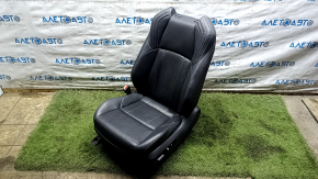 Сидіння водійське Toyota Venza 21-24 електро, з airbag, шкіра чорна, підігрів, вентиляція, перфорація, XLE, Limited, прим'ята