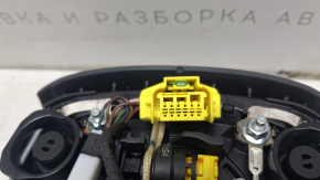 Подушка безопасности airbag в руль водительская Audi Q5 80A 18-24 черная, тип 2, царапина, вмятина, потертости