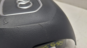 Подушка безопасности airbag в руль водительская Audi Q5 80A 18-24 черная, тип 2, царапина, вмятина, потертости