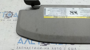 Козырек правый Jeep Grand Cherokee WL 21-23 серый, с подсветкой, без крючка, под химчистку