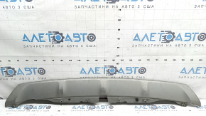 Накладка губы переднего бампера Ford Edge 19-24 серая, царапины, сколы