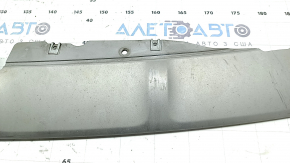 Накладка губы переднего бампера Ford Edge 19-24 серая, царапины, сколы