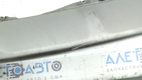Накладка губы переднего бампера Ford Edge 19-24 серая, царапины, сколы