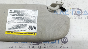 Козирок лівий Ford Edge 15-24 сірий, без гачка, під хімчистку
