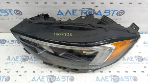 Фара передняя левая в сборе Ford Edge 19-24 LED темная, под полировку