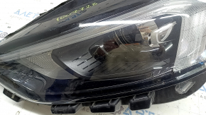 Фара передняя левая в сборе Ford Edge 19-24 LED темная, под полировку