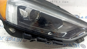 Фара передняя правая в сборе Ford Edge 19-24 LED темная, под полировку