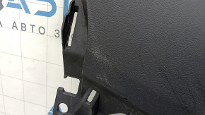Накладка торпеды верхняя Toyota Prius 50 Prime 17-18 черная, под динамики, потерта, примято крепление