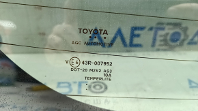 Стекло заднее двери багажника Toyota Venza 21-24