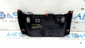 Накладка торпеды нижняя Toyota Prius 50 Prime 16-22 черная, с индикатором, под подогрев сидений, царапины