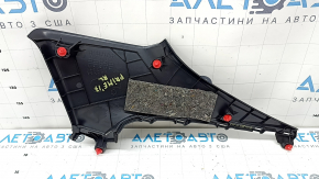 Накладка задньої стійки верхня ліва Toyota Prius 50 Prime 17-20 чорна, потерта