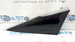 Заглушка крила задня права Toyota Prius 50 16-22 чорний глянець, облізло покриття