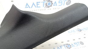 Накладка порога внутрішня задня права Audi A5 F5 18-25 5D чорна, подряпини