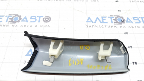 Накладка задней форточки средняя правая Audi A5 F5 18-25 5D черная, царапины