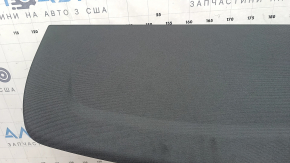 Полиця багажника Audi A5 F5 17-25 5D ззаду, чорна, вигоріла, подряпини
