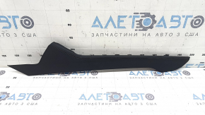 Накладка центральной консоли боковая верхняя левая Audi A5 F5 18-25 черная, царапины