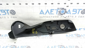 Накладка управления водительского сиденья боковая левая Audi A5 F5 18-25 5D черная, под электро с поясничной подпоркой