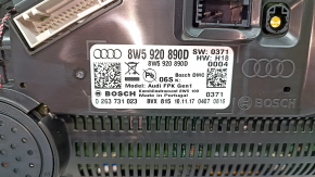 Щиток приборов Audi A5 F5 18-20 большой дисплей, миль/ч под проекцию, 111к, царапины