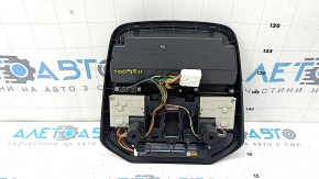 Плафон освещения передний Subaru Forester 25-26 без люка, с накладкой, черный, царапины