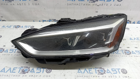 Фара передняя левая в сборе Audi A5 F5 18-19 LED, желтит LED, царапины, под полировку