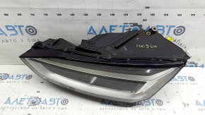 Фара передняя левая в сборе Audi A5 F5 18-19 LED, желтит LED, царапины, под полировку