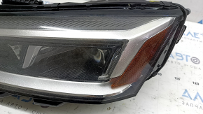 Фара передняя левая в сборе Audi A5 F5 18-19 LED, желтит LED, царапины, под полировку