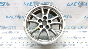 Диск колесный R15x6.5J ET40 Toyota Prius 50 Prime 17-22 оттенок серебро, бордюрка