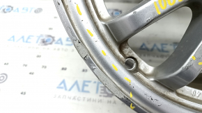 Диск колесный R15x6.5J ET40 Toyota Prius 50 Prime 17-22 оттенок серебро, бордюрка