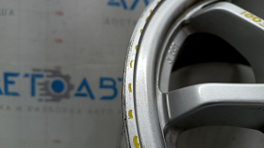 Диск колесный R15x6.5J ET40 Toyota Prius 50 Prime 17-22 оттенок серебро, легкая бордюрка