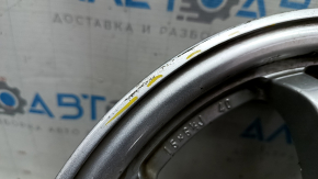 Диск колесный R15x6.5J ET40 Toyota Prius 50 Prime 17-22 оттенок серебро, легкая бордюрка