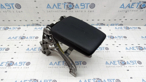 Підлокітник Audi A5 F5 18-19 шкіра чорна, з кронштейном, вм'ятини, під чищення