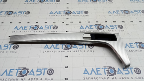Накладка центральной консоли Audi A5 F5 18-20 aluminum trimaran, с карманом, коррозия, царапины