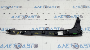 Накладка центральної консолі Audi A5 F5 18-20 aluminum trimaran з кишенею, корозія, подряпини