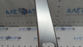 Накладка центральної консолі Audi A5 F5 18-20 aluminum trimaran з кишенею, корозія, подряпини