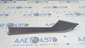 Молдинг обшивки дверей передньої правої Audi A5 F5 18-19 5D aluminum trimaran, подряпини, корозія