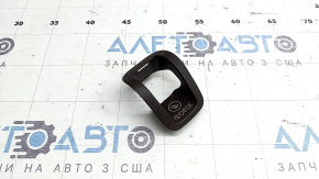 Накладка Isofix заднего ряда 2 ряд Mercedes W167 GLE 20-25 коричневая