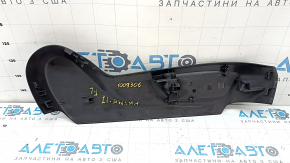 Накладка збоку сидіння водія ліва Toyota Prius 50 Prime 17-22 чорна, під електро, подряпини