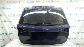 Дверь багажника голая со стеклом Mercedes W167 GLE 20-26 тонировка, синий 890