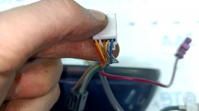 Зеркало боковое левое в сборе Mercedes W167 GLE 20-23 10+8+4+2 поворотник, подогрев, подсветка, BSM, камера, автозатемнение, синее