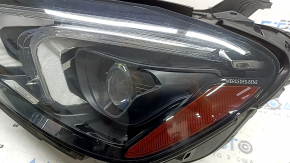 Фара передня ліва в зборі Mercedes W167 GLE 20-23 LED з ущільнювачем, подряпини, полірування, жовтить LED