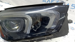 Фара передня права в зборі Mercedes W167 GLE 20-23 LED з ущільнювачем, подряпини, полірування, жовтить LED