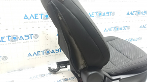Сиденье пассажирское Ford Escape MK4 23-26 без airbag, механическое, ткань черная, серая строчка, под чистку, нет бегунка на обшивке