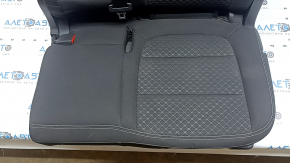 Заднее сидение левое Ford Escape MK4 23-26 без airbag, механическое, с ремнеём безопасности, ткань, черное с серой строчкой, под чистку