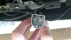 Заднее сидение левое Ford Escape MK4 23-26 без airbag, механическое, с ремнеём безопасности, ткань, черное с серой строчкой, под чистку