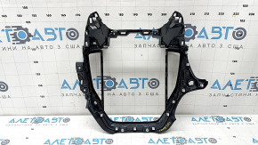 Накладка передньої панелі Subaru Forester 25-26 під монітор, чорна, подряпини