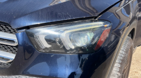 Фара передня ліва в зборі Mercedes W167 GLE 20-23 LED з ущільнювачем, подряпини, полірування, жовтить LED