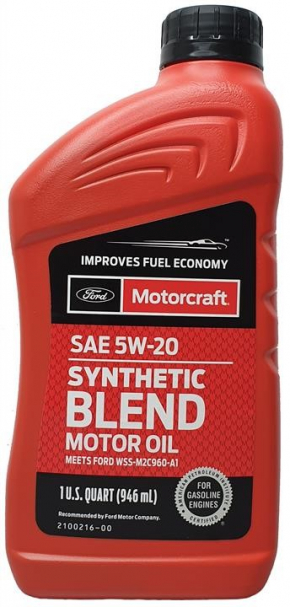Олія моторна Ford 5w-20 SP, 0,946л, напівсинтетик