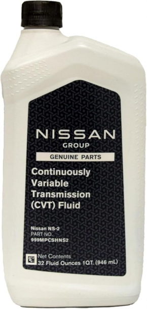 Масло трансмиссионное Nissan CVT fluid ns-2, 0,946л, синтетик